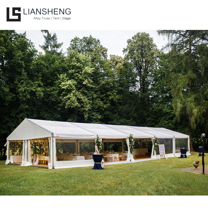 High Quality Heavy Duty Marquee Tent Wedding Aluminum Structure Luxury Transparent Wedding Party Events Tent For 500 People