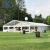 Romantic Transparent Wedding Marquee Clear Tent With Tables And Chairs 200 People