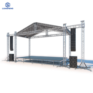 Hot Sale Outdoor Stage Podium For Concert Event And Free Design Truss Aluminum Display