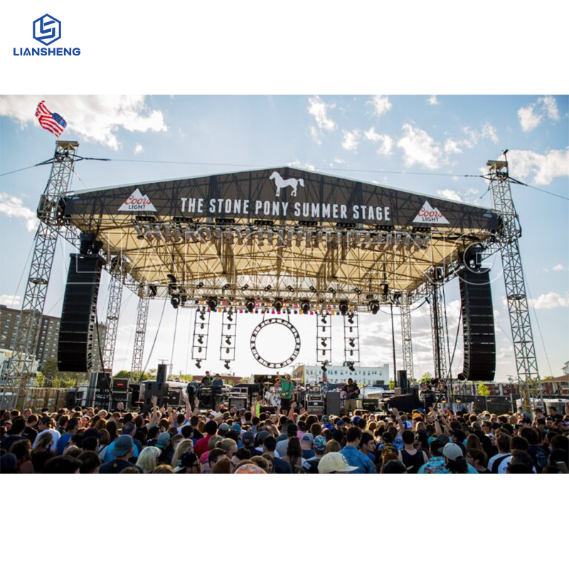 Hot Sale Concert Stage Truss Aluminum System Roof Truss For LED Lighting Outdoor Stage For Events