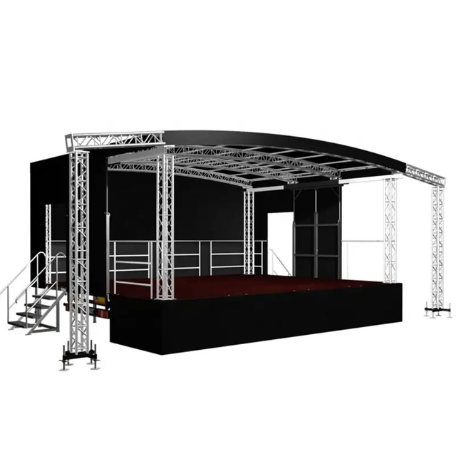 Factory Price Cheap Aluminum Alloy Stage Truss For Outdoor Concert Platform For Sale