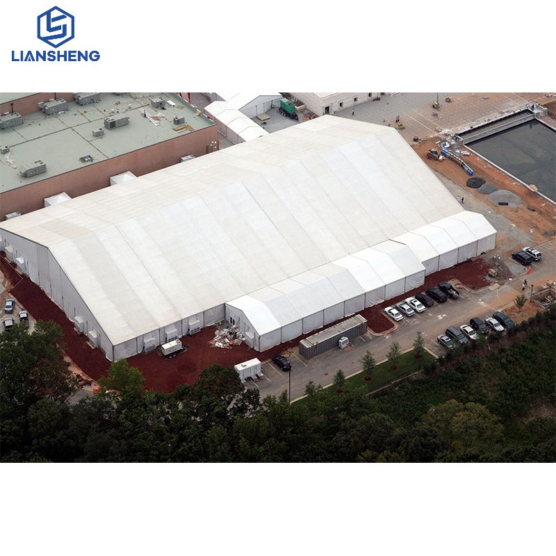 Outdoor Application Aluminum Frame Anti Rust Waterproof Fire Retardant Business Trade Show Warehouse Tent