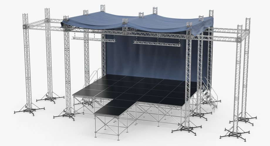 Hot Sale Outdoor Stage Podium For Concert Event And Free Design Truss Aluminum Display