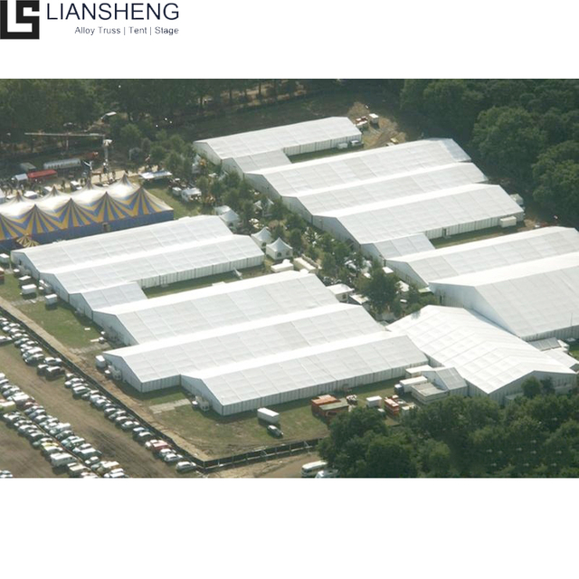 Outdoor Permanent White Outdoor Tents Warehouse Tent For Storage Customized Large Capacity Marquee Tent