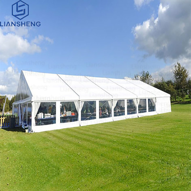 Wholesale Larger White PVC Tent for Events 40x80 40x60 Aluminum Frame Marquees Church Reception Warehouse Party Exhibition