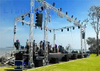 Aluminum Truss for event curved roofTruss system outdoor concert Stage Platform sepaker lights truss displays