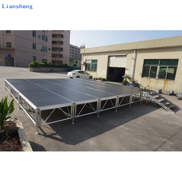 Customized Free Design Performance Truss Display Aluminum Podium Concert Stage Platform For Outdoor Events