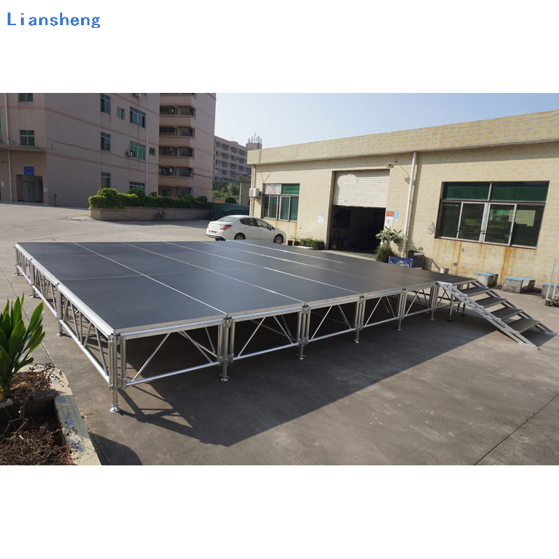 Customized Free Design Performance Truss Display Aluminum Podium Concert Stage Platform For Outdoor Events