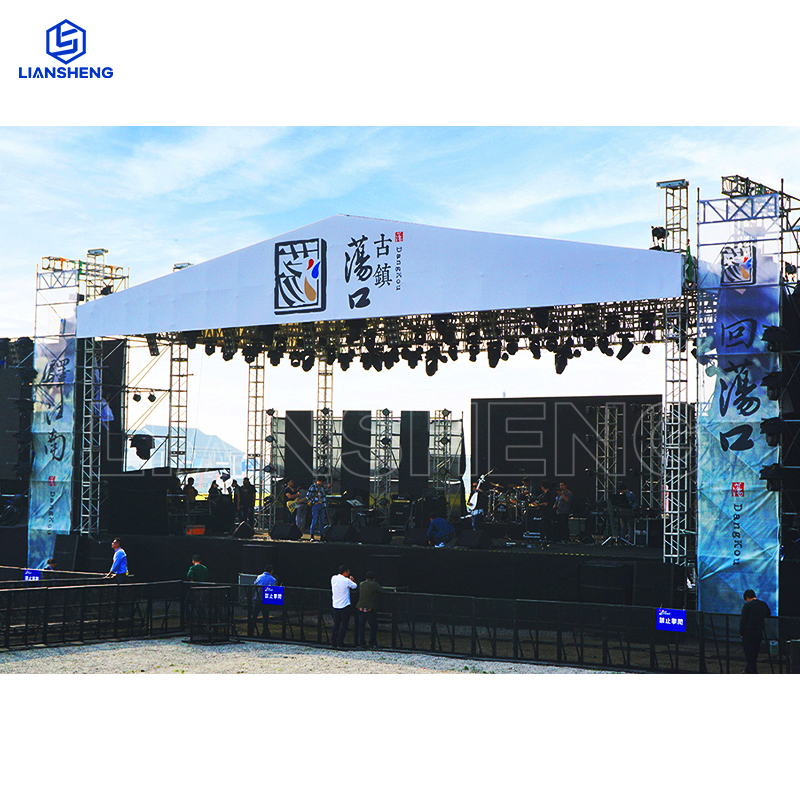 Sound speaker truss displays outdoor stage platform Aluminum Lighting Truss triangular roof truss system for events