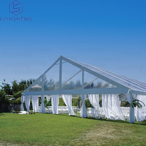 Aluminum Alloy Frame Black Frame Clear Cover Wedding Event Party Tent for 100 300 500 People