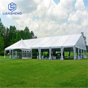 Wholesale Larger White PVC Tent for Events 40x80 40x60 Aluminum Frame Marquees Church Reception Warehouse Party Exhibition