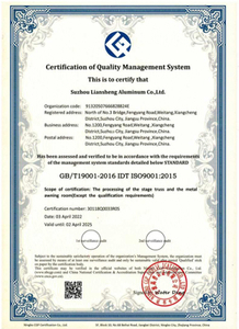 Liansheng Aluminum Certificate 6