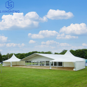 Simple White Large Herringbone Tent For Outdoor Warehouse Industrial Marquee For Sale