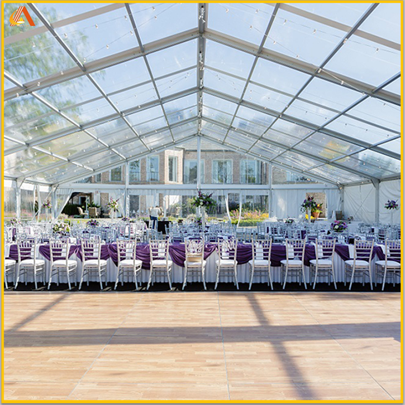 High Quality Aluminum Alloy Structure Waterproof PVC Canopy Tent Event Wedding Party Tent Transparent Marquee Tent