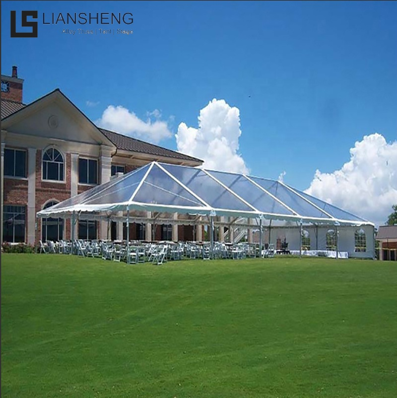 High Quality Aluminum Alloy Structure Waterproof PVC Canopy Tent Event Wedding Party Tent Transparent Marquee Tent