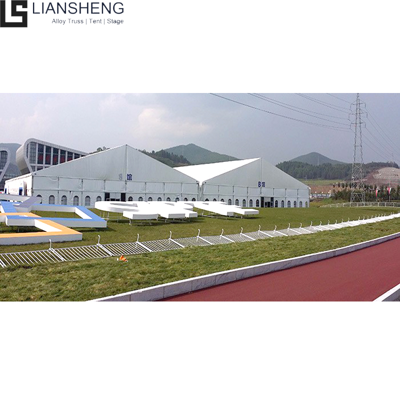 Outdoor Permanent White Outdoor Tents Warehouse Tent For Storage Customized Large Capacity Marquee Tent