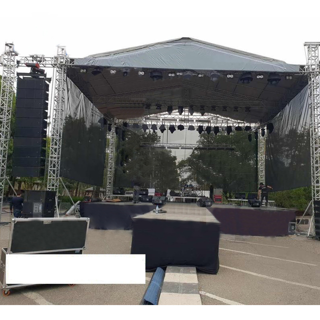 Easy Installation Outdoor Concert Event Aluminum Spigot Truss Display Portable Aluminum Stage Platform