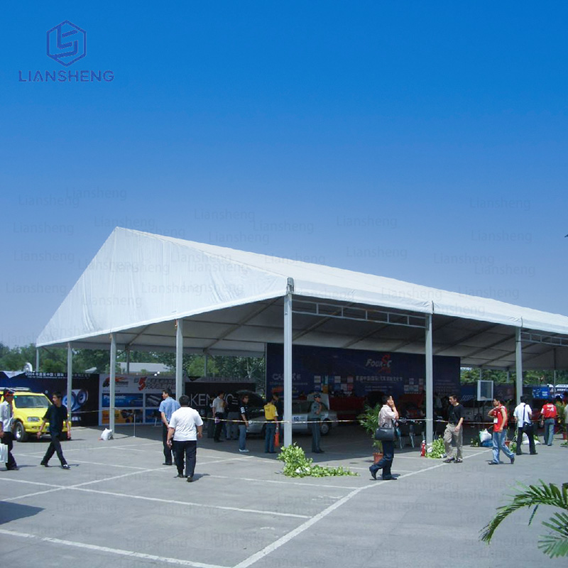 Large event temporary exhibitions big rooftop waterproof marquee for trade show event tent