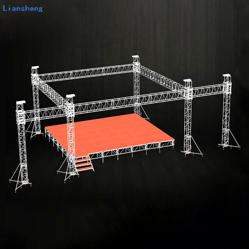 Hot Sale Customized Size Design Aluminum Truss Stand LED Lighting Truss DJ Stage Platform For Event Show Concert