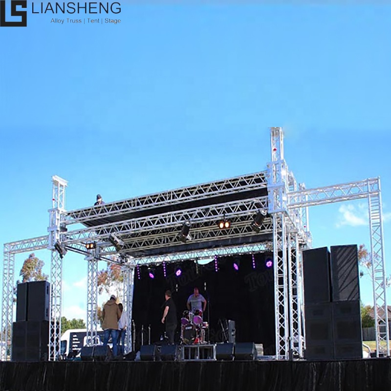 Sound speaker truss displays outdoor stage platform Aluminum Lighting Truss triangular roof truss system for events