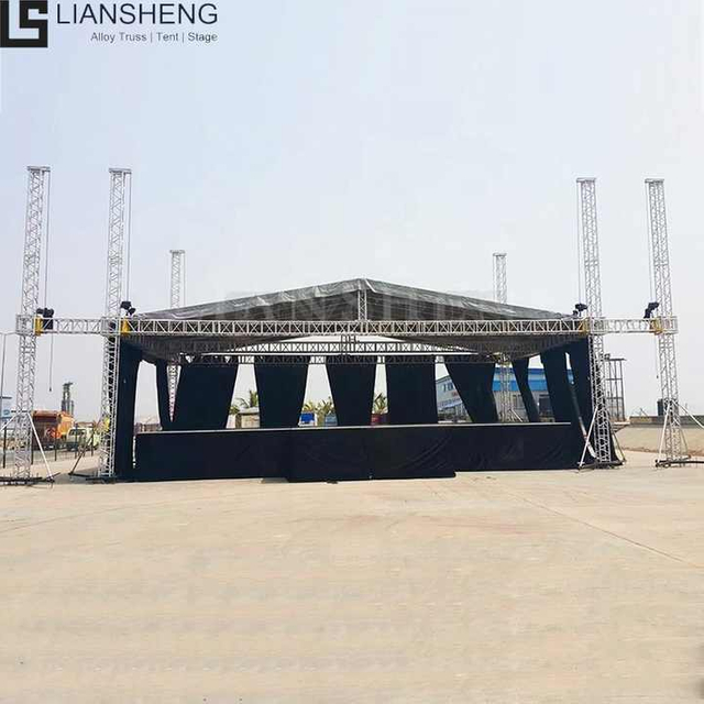 High Quality Outdoor Aluminum Stage Truss System for Speaker Display