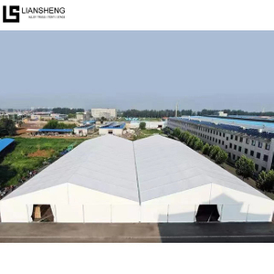 Factory Price Aluminum Structure Outdoor Windproof Tent Warehouse Large High Reinforced Aluminum Industrial Storage Tent