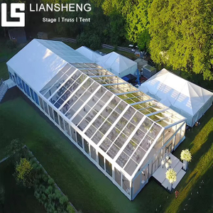 30m×60m Panoramic Transparent Wedding Tent | Under The Dome, Love And Starlight Coexist—— 1800㎡ Column-Free Art Space, Creating A Lifetime Unforgettable Hall-Level Wedding