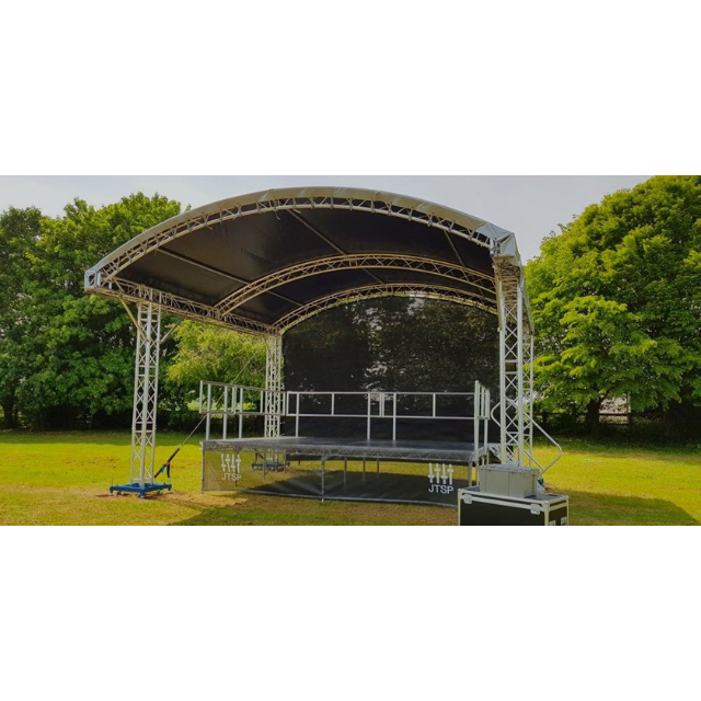 Aluminum Semi Circle Roof Truss Stage Truss Manufacturer Concert Stage Truss Supplier