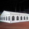 Windproof Aluminum Frame Glass Party Tent Fire Retardant Party Tent Wholesale White Event Solid Sidewall Heavy Duty Tent