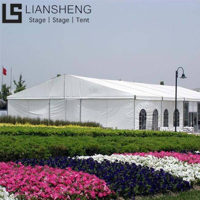 Custom White Event Wedding Party Tent with Aluminum Frame Waterproof PVC Cover 10x12 10x15 10x20 10x30 10x40 10x50