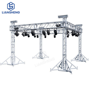 Outdoor Aluminum Mobile Stage Platform Anti slip Indoor Concert Stage Podium Triangle Roof Truss Displays and Event Stage