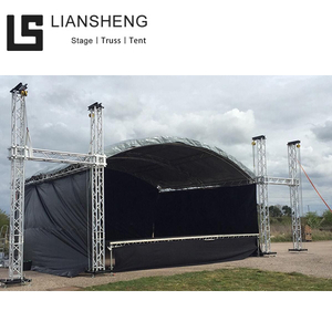 Aluminum Outdoor Event Tent Concert Stage Riser Platform Design Stand Truss Display Roof Stage
