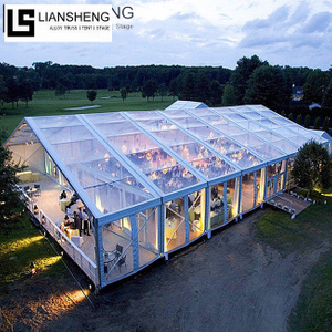 Large Transparent Aluminum Frame Wedding Tent Manufacturer Luxurious Party Event Tent Supplier