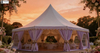 New Style Outdoor Wedding Polygonal Spire Pagoda Tent with Aluminum Alloy Frame Best-Selling Sizes Customization Available