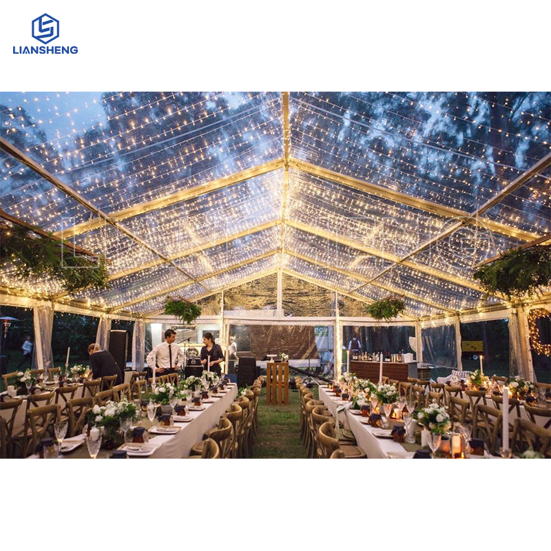 20m × 50m Transparent PVC Wedding Tent
