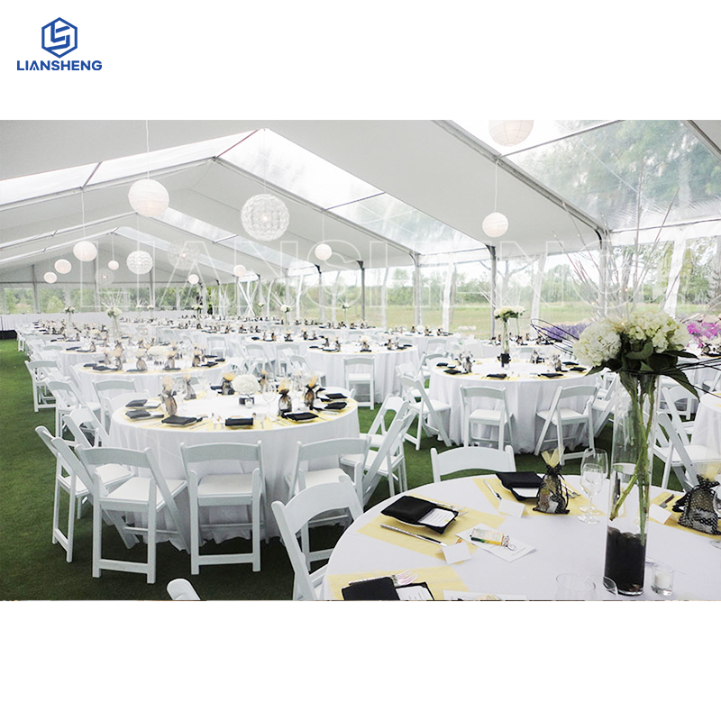 20m × 50m Transparent PVC Wedding Tent
