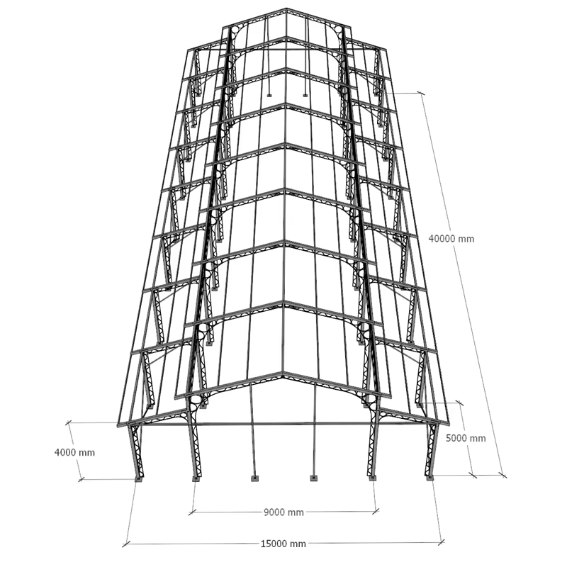 New Arrival Black Frame Wedding Tents Atrium Event Venue Structure Marquee with Glass Wall Structure Tent for Parties Events