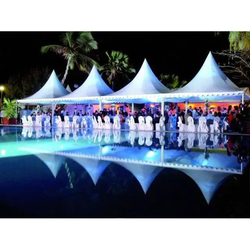 High-strength Aluminum Alloy Atrium Pavilion, 5x5, 10x10, Customizable Area - Ideal Venue for Outdoor Activities
