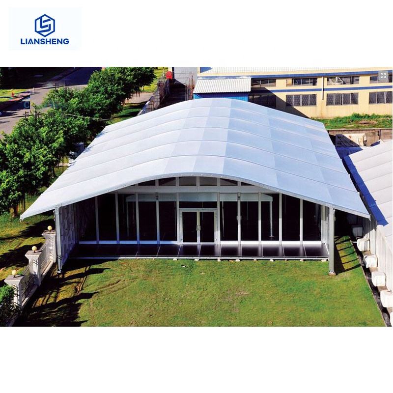 Factory Wholesale Price Outdoor Exhibition Tent Aluminum Alloy Structure Custom Tent Glass Wall Marquee Tent