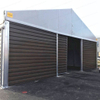 Large Industrial Warehouse Storage Tent UV-Proof PVC Waterproof Fireproof Sandwich Durable Steel Sheets Fabric Outdoor Use Logo