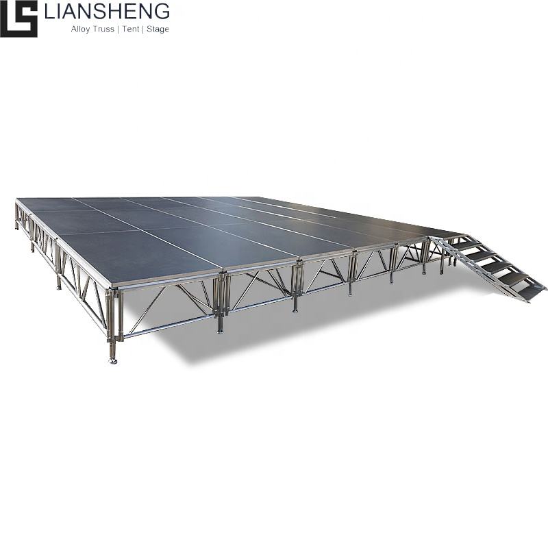 Outdoor Event Concert Event Stage Platform Arc Top Truss Aluminum Display Customized Design