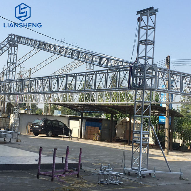 Aluminum Hanging System Truss Lifting Tower System Event Stage Aluminum Alloy Lighting Sounder Speaker Truss