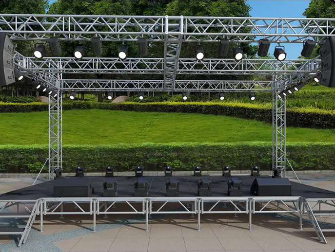 Top Selling Aluminum Truss Stage For Outdoor Party Event Heavy Duty Stage For Sale