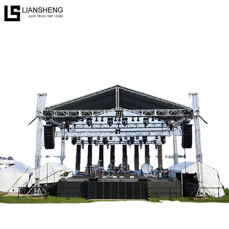 Global Goal Post Truss Led Screen Heavy Loading Truss Aluminum Spigot square Lighting Stage Truss on Sale