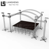 Arch Roof Curved Shape Dome Design Aluminum Alloy Material Customized Size Stage Truss for Lighting And Line Array Speaker
