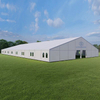 Factory Price Aluminum Structure Outdoor Windproof Tent Warehouse Large High Reinforced Aluminum Industrial Storage Tent