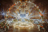 Folding Portable Glass Aluminum Alloy Wedding Stage Durable Transparent Event Stage for Party Decoration