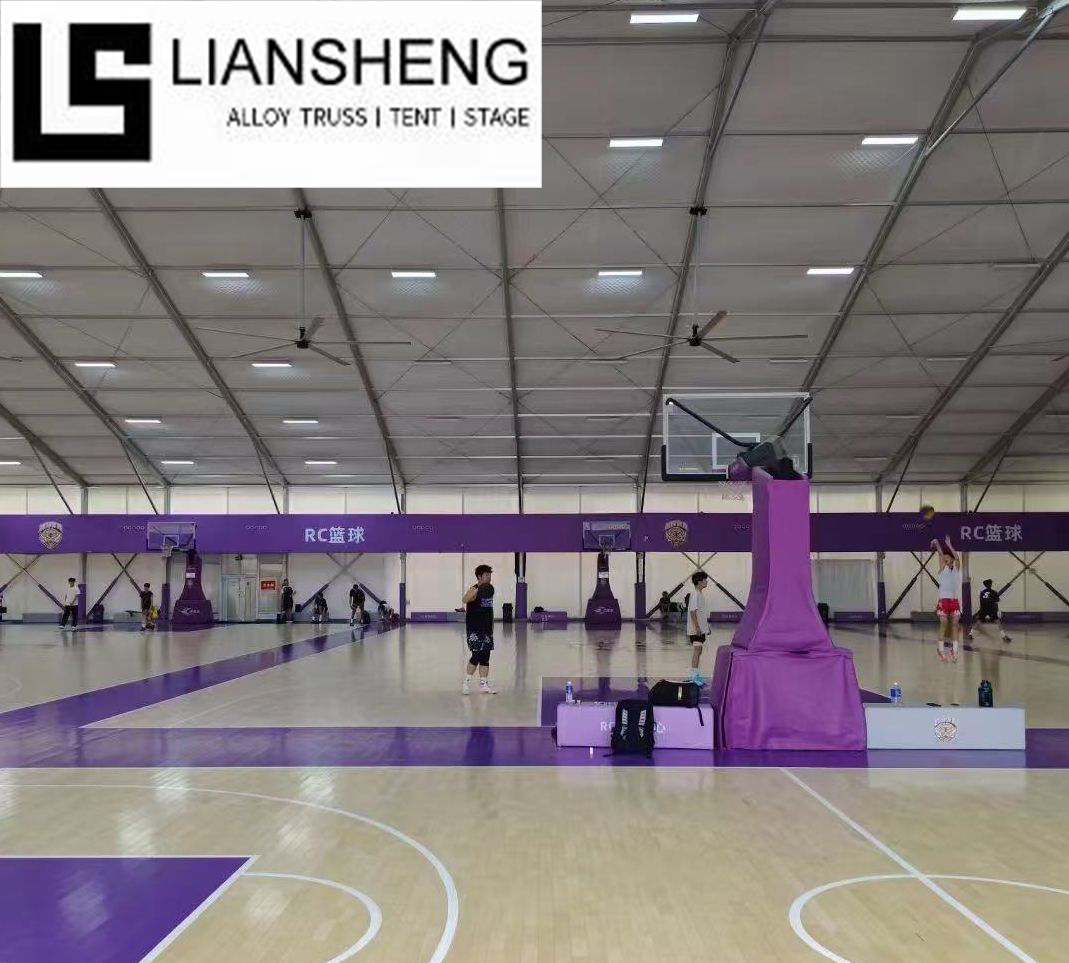 Factory Direct Supply Aluminum Tent Outdoor High Reinforced Structure Gym Tent Basketball Tennis Court Sport Tent