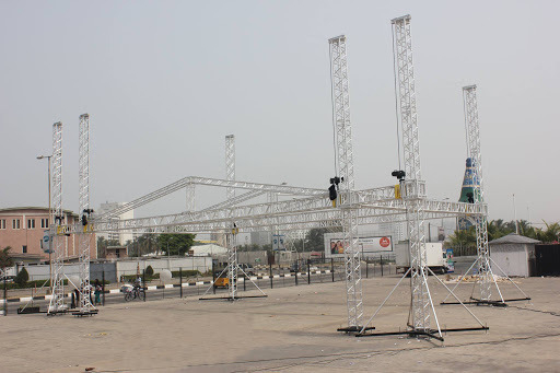 Lights and Speakers Lifting Tower Truss System
