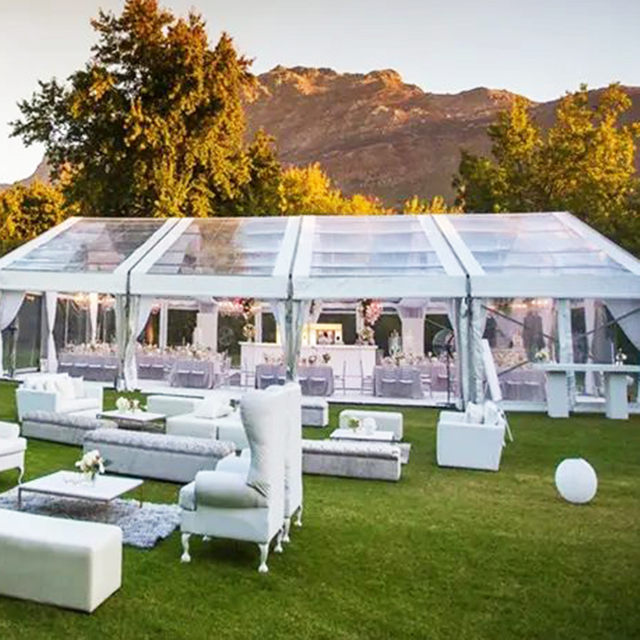 Outdoor 500 People Big Aluminum Events Tents Clear Span Transparent Church Marquee Event Tent for Sale